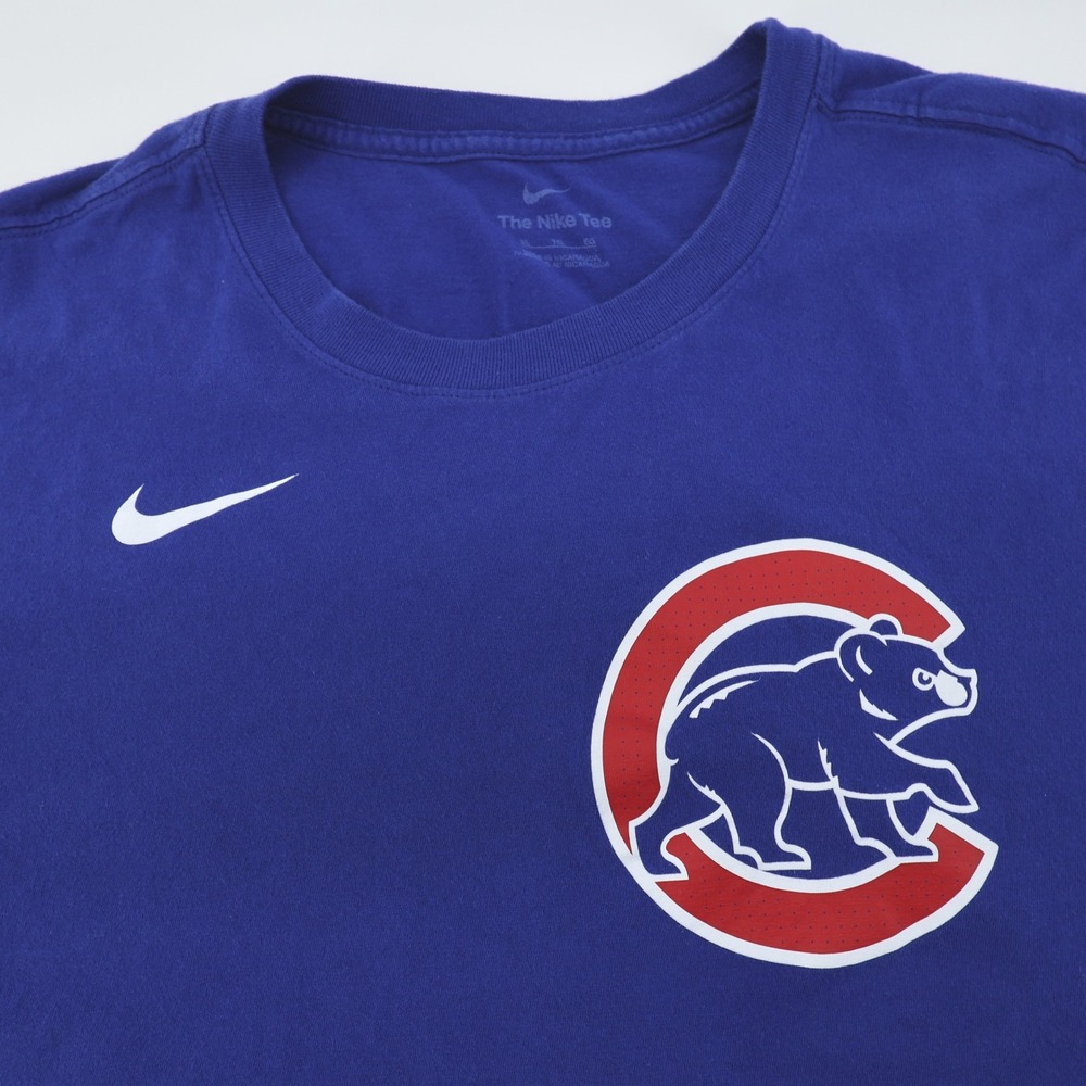 Nike Chicago Cubs Baseball T‎ Shirt Men's XL Christopher Morel 5 Royal Blue Flaw